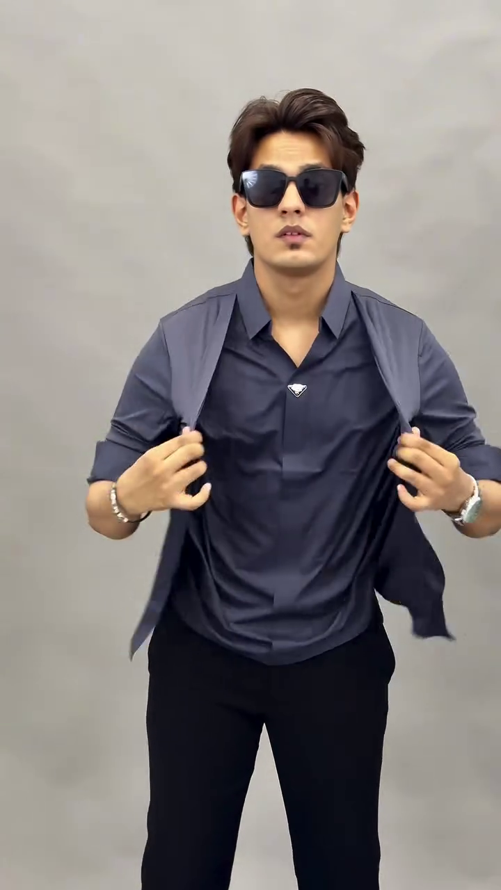 Twill Hidden Button Bonded Shirt Wrinkle Resistant&Moisture Wicking Shirt - Image 7