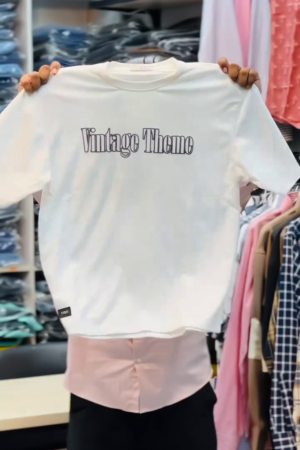 Typography Printed Relaxed Fit T-shirt with Doctor Sleeves