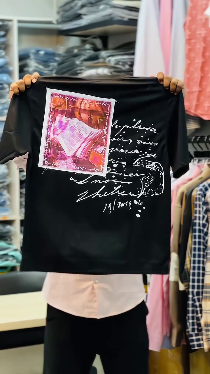 Typography Printed Relaxed Fit T-shirt with Doctor Sleeves - Image 7