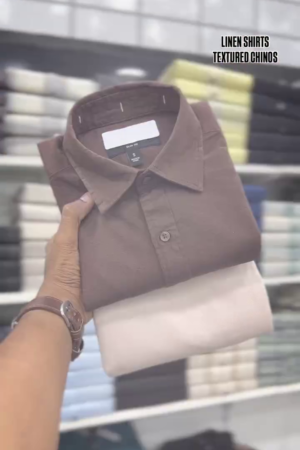 Standard Spread Collar Cotton Formal Shirt