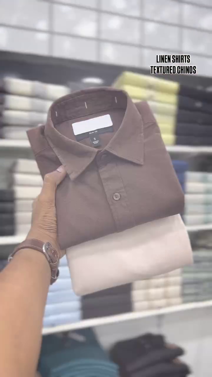 Standard Spread Collar Cotton Formal Shirt