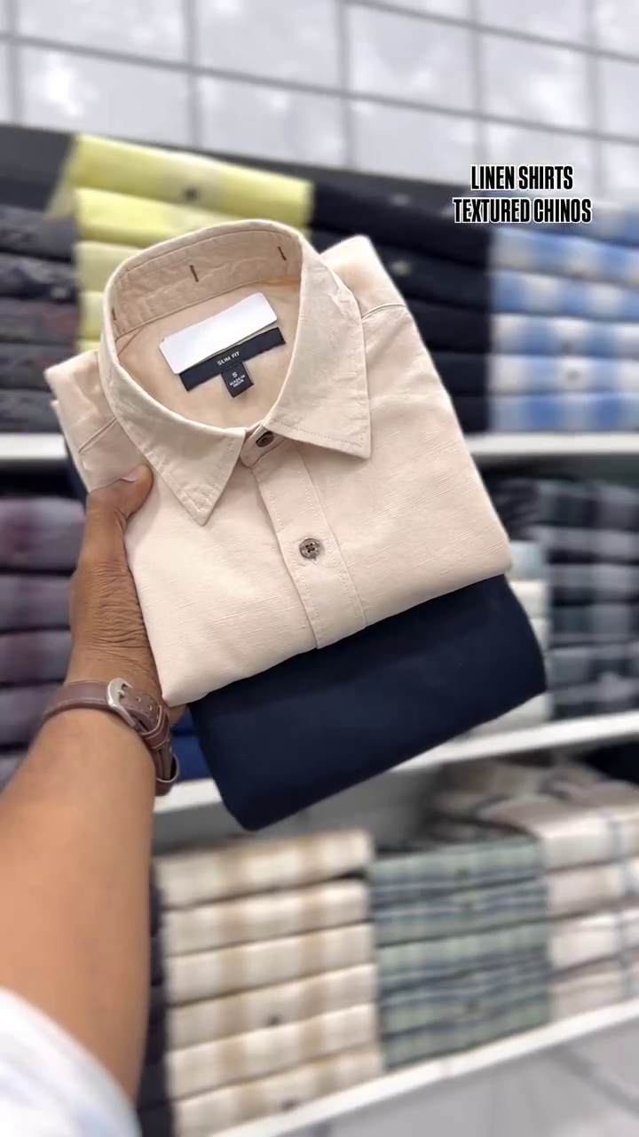 Standard Spread Collar Cotton Formal Shirt - Image 13
