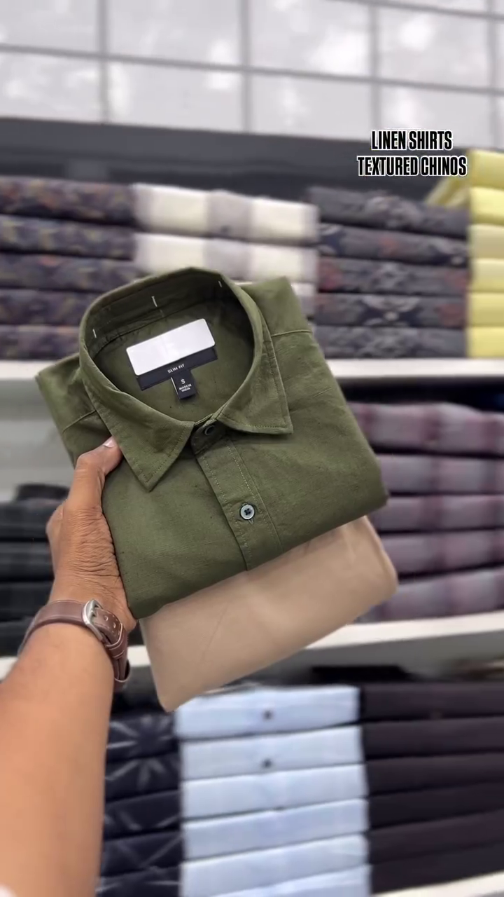 Standard Spread Collar Cotton Formal Shirt - Image 12