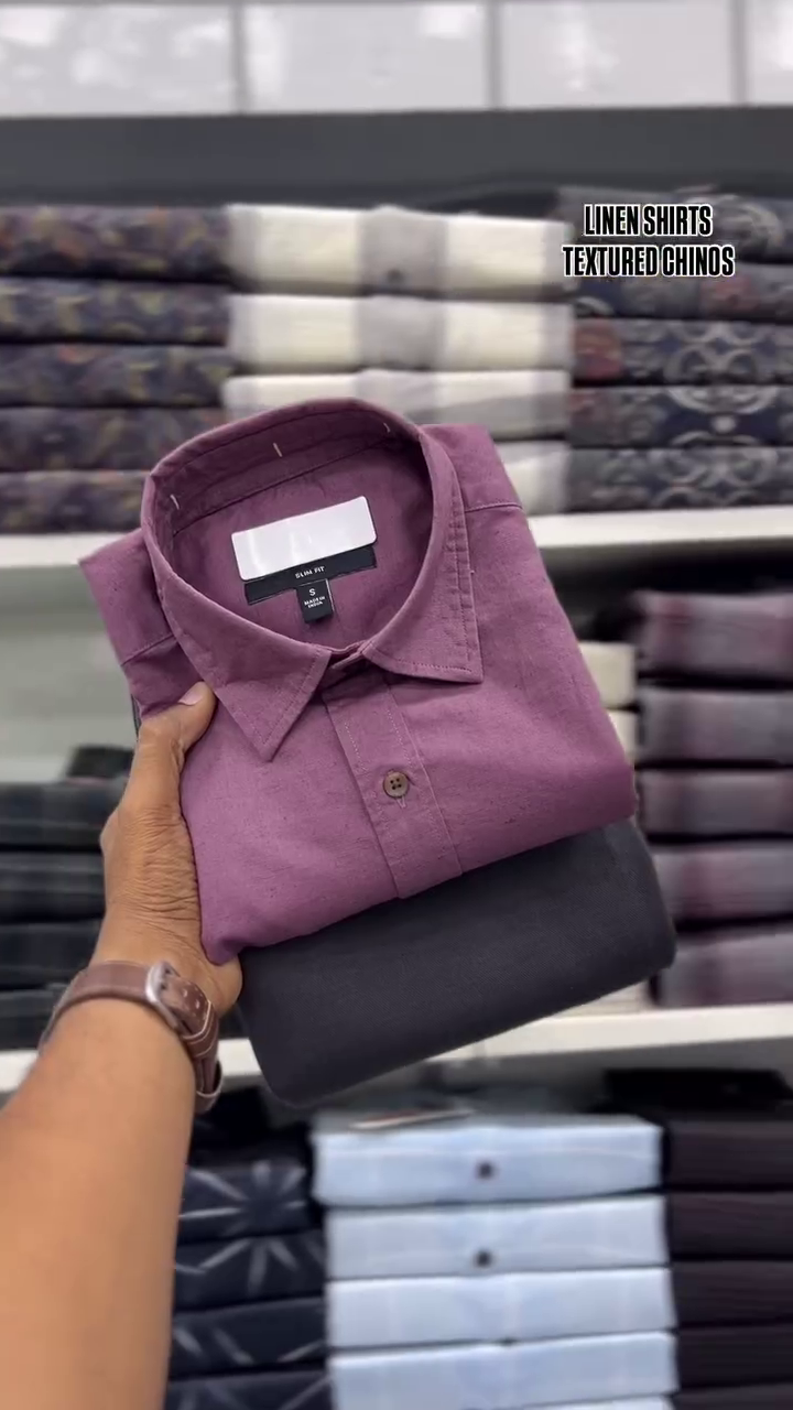 Standard Spread Collar Cotton Formal Shirt - Image 11