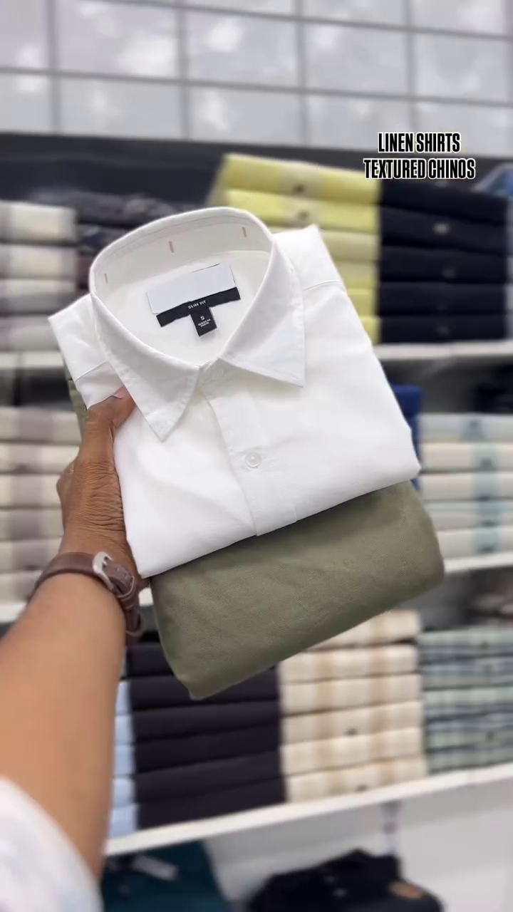 Standard Spread Collar Cotton Formal Shirt - Image 10