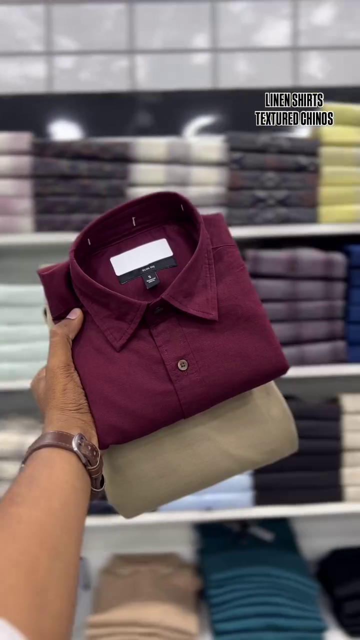 Standard Spread Collar Cotton Formal Shirt - Image 9