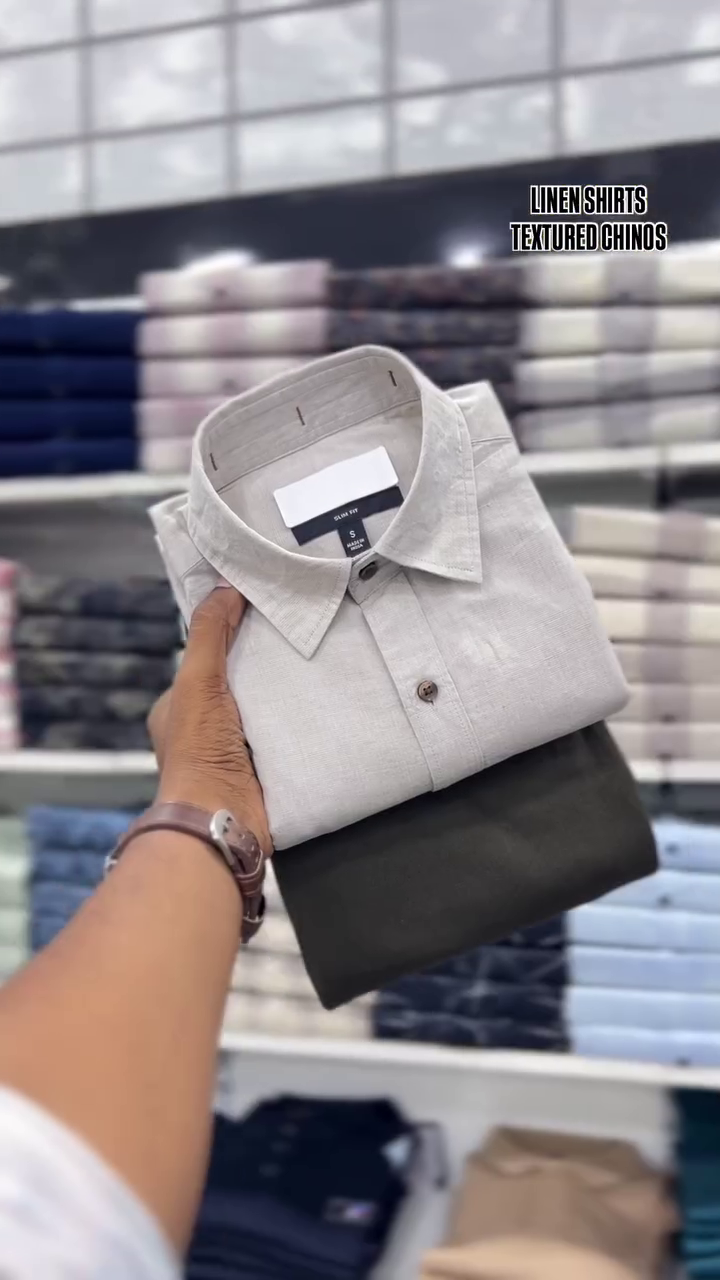 Standard Spread Collar Cotton Formal Shirt - Image 8