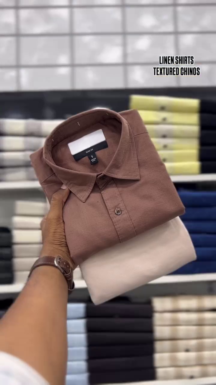 Standard Spread Collar Cotton Formal Shirt - Image 7