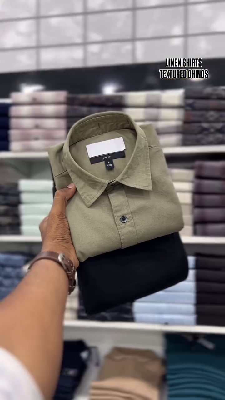 Standard Spread Collar Cotton Formal Shirt - Image 6