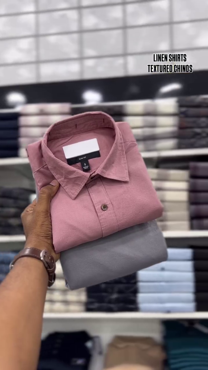 Standard Spread Collar Cotton Formal Shirt - Image 5