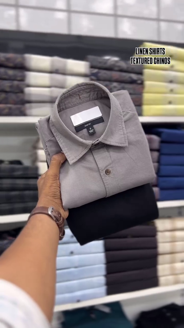 Standard Spread Collar Cotton Formal Shirt - Image 3