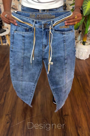 Men's Casual Slim Sketch Demin Jeans Pants