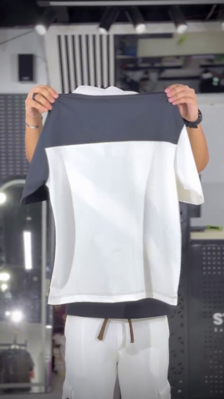 Men Printed Polo Collar Pockets T-shirt - Image 6