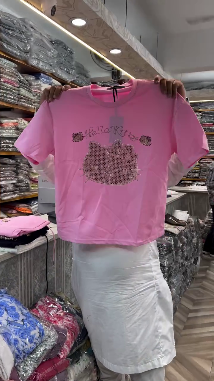 Women Hello Kitty Printed T-shirt