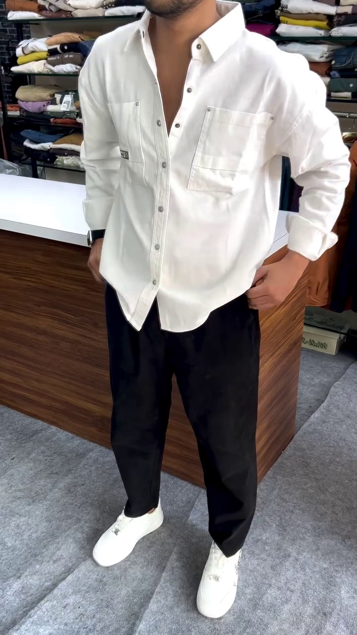 Men Orange Pure Cotton Original Slim Fit Casual Shirt - Image 8