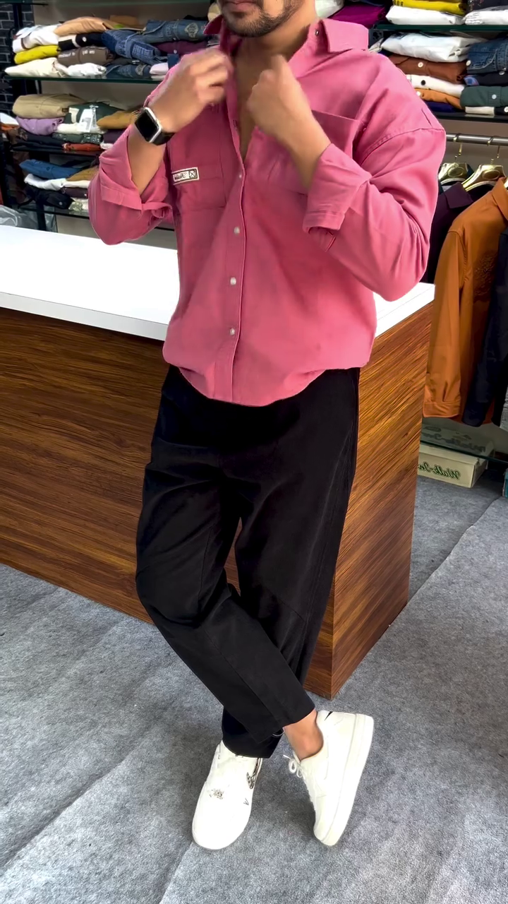 Men Orange Pure Cotton Original Slim Fit Casual Shirt - Image 7